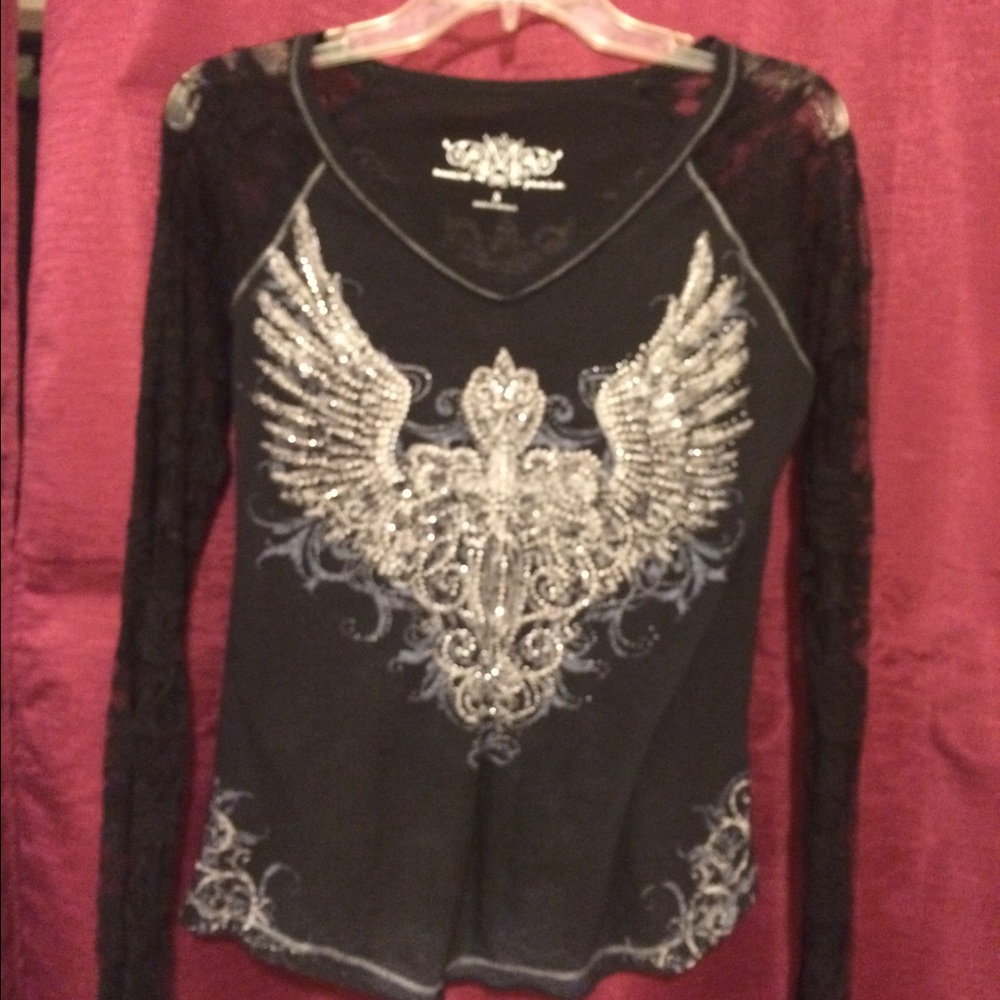 COPY - Black bling top